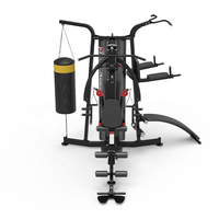 Station de musculation trois personnes avec machine de tirage vertical, équipement de gym DY-8001, entraînement multifonctionnel, fitness à domicile, unisexe, FENGXING