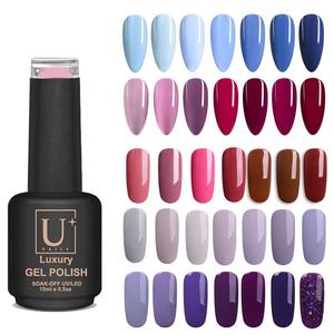 عينة مجانية OEM/ODM زجاجة/KG علامة خاصة بيع بالجملة شمع جل ألوان يدوم طويلاً بدون تقطيع طلاء جل عالي الصبغة - Product Image 4