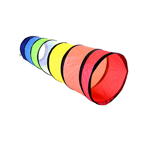 <span class=keywords><strong>Arcobaleno</strong></span> Pop-Up strisciante Tunnel <span class=keywords><strong>tenda</strong></span> da gioco per i più piccoli morbido sport giocattolo in poliestere per Baby Dog - Product Image 2