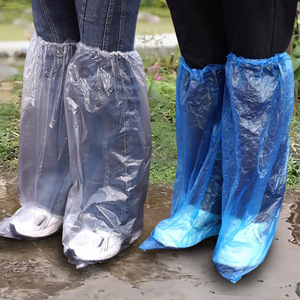 Fundas de zapatos transparentes impermeables al por mayor de fábrica, fundas de zapatos desechables a prueba de lluvia, impermeables para rafting al aire libre. - Product Image 2