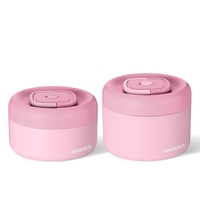 Boîte à lunch 480ml 680ml sous vide pour enfants, boîte à lunch sans Bpa étanche, ensemble de pots à soupe mignons