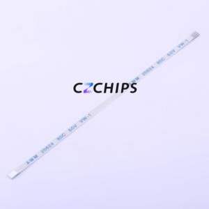 JS05A-04P-100-3-4 FFC Cable (Flexible Flat Cable) P=0.5mm Connector 4P 0.5mm 0.3mm Non-Inverting - Product Image 1