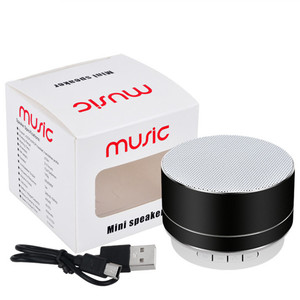 Outdoor Subwoofer Mini Portable A10U Wireless Speaker With Led Flashing Metal Bass Colorful BT Speaker for Mobile Phone - Product Image 4