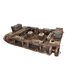 Tùy chỉnh màu Xám Gang/Dễ uốn đúc giàn <span class=keywords><strong>CNC</strong></span> phay máy công cụ cơ sở - Product Image 6