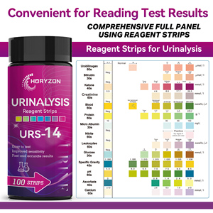 Bandelettes de test de diagnostic pour analyse d'urine, bandelettes de test d'infection <span class=keywords><strong>urinaire</strong></span>, 14 pièces, bandelettes de test d'urine URS-14 certifiées CE - Product Image 3