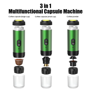 OEM Factory Fast Brewing <b>Coffee</b> Pod Machine <b>Portable</b> 20 Bar Pressure Rechargeable Espresso <b>Maker</b> Compact Design for Travel Home - Product Image 4