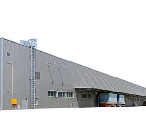 Almacén de Estructura de Acero de Gran Envergadura y Bajo Costo, Edificio Industrial Prefabricado para el Mercado de Nigeria - Product Image 2
