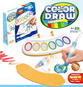 Offre Spéciale DIY Électrique Coloré Lumineux Stylo Magique Spécial Huile En Plastique pour Montrer La Couleur De Peinture pour Les Cadeaux D'<span class=keywords><strong>anniversaire</strong></span> Des Enfants - Product Image 2