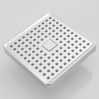 Pommeau de Douche Portable en ABS Chromé, Triple Mode de Jet, Haute Pression, Économie d'Eau, Écologique, pour Salle de Bain, Hôtel 1