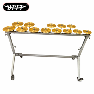 Ensemble professionnel de crotales, une <span class=keywords><strong>octave</strong></span> (do à do), 13 notes, avec support, 13 cymbales en bronze de qualité supérieure, instruments de percussion - Product Image 6