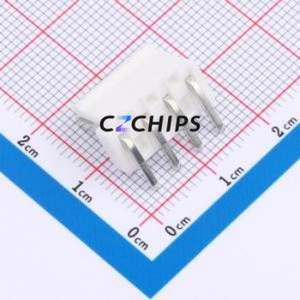 ZX-VH3.96-4PWZ Wire-to-Board Pin Header Bent Lead Through Hole,P=3.96mm Connector 1x4P 3.96mm Right Angle Insert VH - Product Image 2