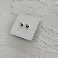 Interrupteur mural à bascule 86 250V 1/2/3/4 gangs doré, blanc, moderne, de luxe, en acier inoxydable, avec double prise française/allemande et USB/Type-C