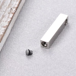 Kremasyon kolye kolye külleri için <span class=keywords><strong>Pet</strong></span> külleri kaybı köpek hediye evcil anıt bar Urns kolye - Product Image 5