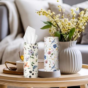Custom Logo Round Cylinder Car <strong>Tissue</strong> Door Gift <strong>Wedding</strong> Facial <strong>Tissues</strong> in a Durable Round Tube Box - Product Image 6
