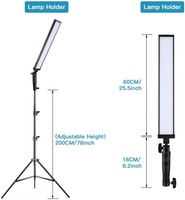 Filtres de lampe LED Portable, 5 couleurs, luminosité réglable 5600K, baguette lumineuse pour Studio photo, 3 couleurs