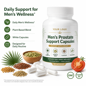 Cápsulas de Apoyo a la Próstata para Hombres, con Zinc y Vitamina D3, para Mejorar la Función Prostática y Recuperar la Confianza - Product Image 4