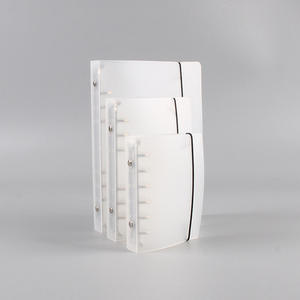 Carpeta de Plástico Personalizada Simple con Correa Translúcida Esmerilada A4B5A5A6A7, Carpetas de Negocios de 6 Anillos - Product Image 5