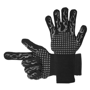 <span class=keywords><strong>Guanti</strong></span> da Barbecue Ignifughi a 800 Gradi, Resistenti alle Alte Temperature, <span class=keywords><strong>Guanti</strong></span> in Silicone a Cinque Dita per <span class=keywords><strong>Forno</strong></span> e Microonde - Product Image 6