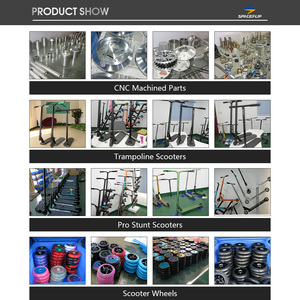 Spaceflip 110mm Transparent Stunt Wheels Silk Screen Logo OEM ODM PU Aluminium Hollow Core <b>Bearing</b> Pro Stunt <b>Scooter</b> Wheels - Product Image 6