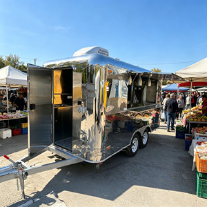 VIN Certified Stainless Steel Pizza <b>Waffle</b> Food Truck Mobile Ice Cream Concession Trailer - Product Image 6