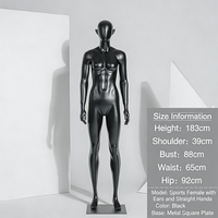 Service OEM Mannequin Courbe Décoratif Schaufensterpuppe Réaliste Tendance Polyvalent Magnifique Modèle Humain pour Centre Commercial
