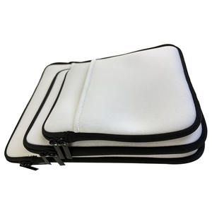 Funda de libro de neopreno portátil duradera, espacios en blanco de sublimación, cremallera, 3 tamaños, cubiertas Kindle, bolsa de libro blanca lisa, funda para portátil - Product Image 5
