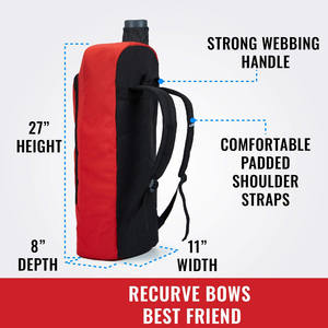 Bolsa para Arco Compuesto SIVI, Estuche para Arco Fácil de Transportar, con Asa para Flechas, Mochila Portátil para Tiro con Arco, Funda para Arco Compuesto - Product Image 3