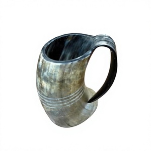 Top Selling Modern Buffalo Horn <b>Beer</b> Mug Natural Handmade Waterproof Customizable Reusable Eco Friendly Folk Art Antique Natural - Product Image 3