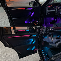 Lumière ambiante pour voiture Galaxy pour VW TIGUAN 2017-2026, version européenne LED, éclairage dynamique RGB, éclairage intérieur de voiture, lampe décorative