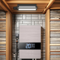 Chauffe-eau électrique instantané sans réservoir intelligent pour petite salle de bain domestique, 220V-240V, produit en usine pour la cuisine (vente OEM)