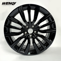 Jantes en alliage léger pour conduite en ville, 16-20 pouces, 4x100 PCD, noires, pour Mini Cooper Fiat 500