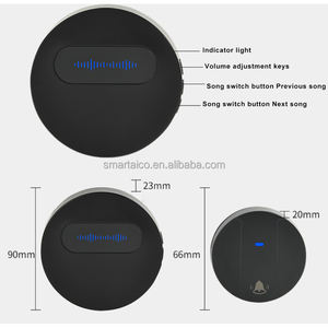 ไม่จำเป็นต้องใช้แบตเตอรี่กันน้ำระยะ300เมตร EU US UK ปลั๊กไร้สายกริ่งประตูแบบไร้สาย - Product Image 3