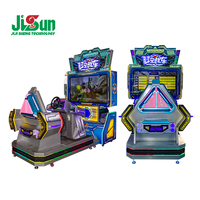 Máquina de Arcade de Conducción de Autos Operada con Monedas, Plataforma de Movimiento, Iluminación LED Vibrante, Juego de Carreras para Sala de Juegos de Arcade