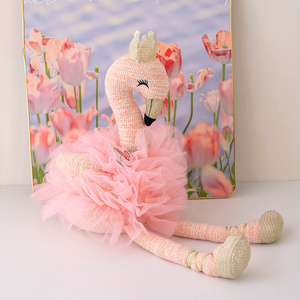 毛绒动物-舒适伴侣-超软动物毛绒玩具40厘米2色助理芭蕾舞女演员火烈鸟 - Product Image 5