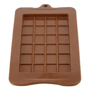 促销硅胶断裂巧克力模具糖果蛋白质和能量棒硅胶模具
