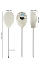 HY Hydromètre numérique 3-en-1 pour sol, testeur de pH et de teneur en nutriments pour plantes, best-seller