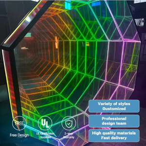 Letrero LED Personalizado con Espejo Infinito 3D, Luz de Túnel Profundo Estilo Neón para Decoración de Bares, Restaurantes, Cuartos de Hombre y Salas de Juegos - Product Image 4