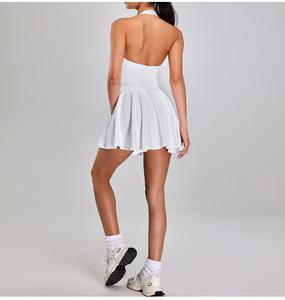 JoyYoung New Neckline Backless Sports Jumpsuit for Women Anti-Exposure <strong>Under</strong> <strong>Layer</strong> for Outdoor Sports, Running, and Fitness - Product Image 5