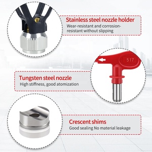 Pulvérisateur de peinture sans air industriel ZT-T2N avec filtre, accessoires haute pression pour <span class=keywords><strong>pompe</strong></span> <span class=keywords><strong>Wagner</strong></span>, pulvérisateur de mastic DIY - Product Image 5