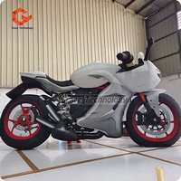 Modèle gonflable géant personnalisé de moto pour la publicité extérieure