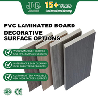 Panneau en mousse stratifiée PVC à grain de bois personnalisé, résistant à l'huile, anti-âge et ignifuge, pour la fabrication de meubles de garde-robe et d'armoires
