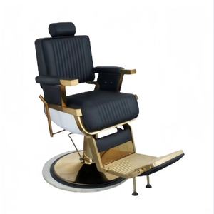 2025 S Salon Black High Quality Luxury Furniture <b>Barber</b> <b>Chair</b> Color Optional Comfortable Stainless Base for Men's Use for Sale - Product Image 1