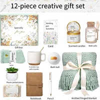 Coffrets Cadeaux Promotionnels d'Entreprise pour Femmes 2026 pour la Fête des Mères et les Anniversaires - Coffret Cadeau de Bain Artisanal Exquis Gaufré avec Logo OEM