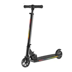 2024 flashing wheel foldable scooter with pedal kids scooter kids folding scooter