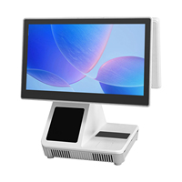 Sistema de Punto de Venta Todo en Uno de Alto Rendimiento con Pantalla Táctil Dual de 13.3 Pulgadas 1920x1080, Intel Core I5 de 7ª Generación, Windows 10