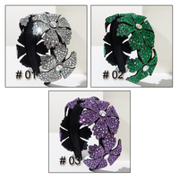Serre-tête fleuri gravé de diamants, style vintage européen et américain, accessoire de cheveux haut de gamme pour événements formels