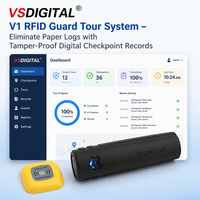 Système de gestion des rondes de sécurité V1 Patrol Reader OGPcloud, logiciel basé sur le cloud, résistant à l'eau, pour la sécurité des usines