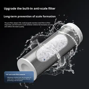 Prefiltro para Calentador <span class=keywords><strong>de</strong></span> <span class=keywords><strong>Agua</strong></span> Eléctrico, <span class=keywords><strong>Filtro</strong></span> Reemplazable, Purificador <span class=keywords><strong>de</strong></span> <span class=keywords><strong>Agua</strong></span> para Grifo <span class=keywords><strong>de</strong></span> Ducha Doméstico, Lavadora - Product Image 2