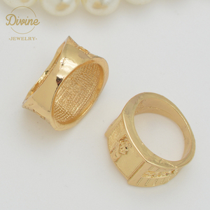 Anelli di Lusso Vintage Placcati in Oro 18k, Produzione Originale di Fabbrica - Product Image 5