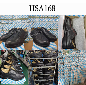 <span class=keywords><strong>Scarpe</strong></span> da Lavoro HY per Costruzioni Edili con Punta in Acciaio, Antiscivolo, Anti-Odore, in Pelle Pieno Fiore, Modello HSA085 - Product Image 6